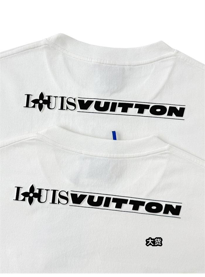 루이비통 아메리카 컵 그래픽 LV 반팔 티셔츠 - 상세 이미지