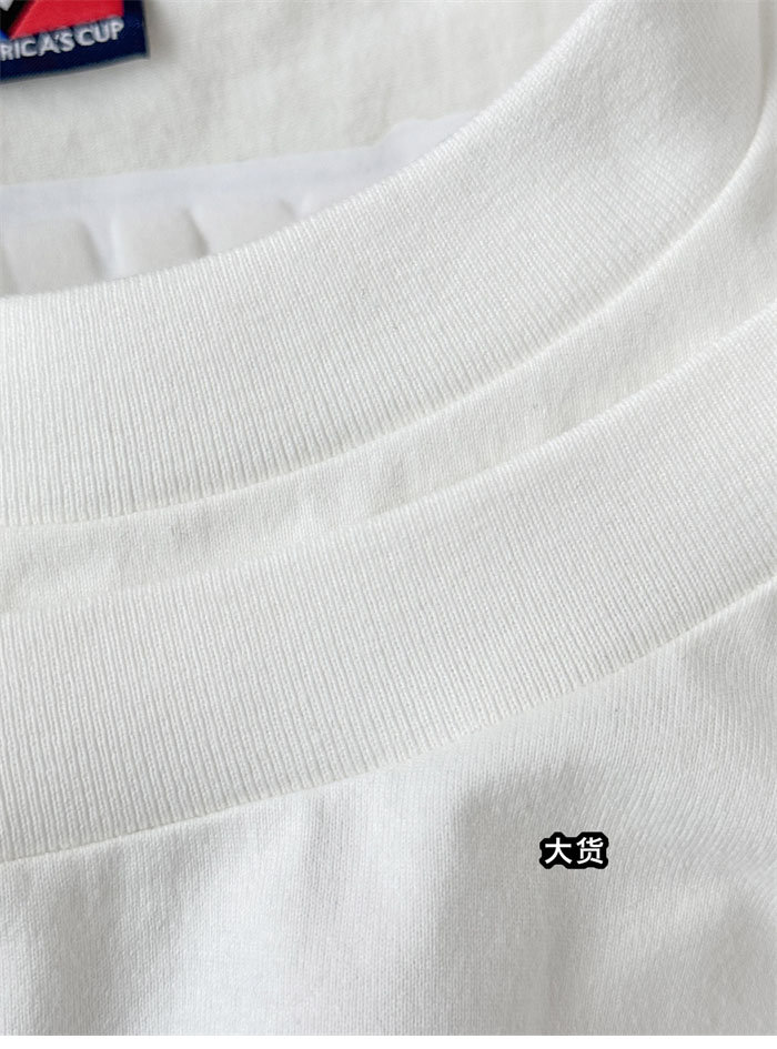 루이비통 아메리카 컵 그래픽 LV 반팔 티셔츠 - 상세 이미지
