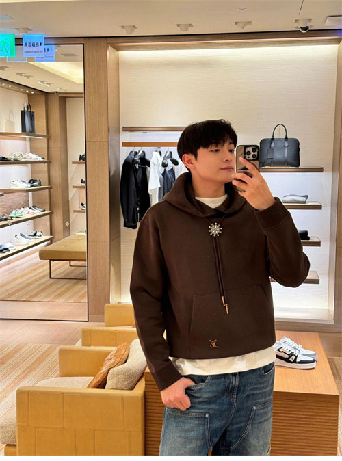 루이비통 엠벨리시드 코튼 후디 - 상세 이미지