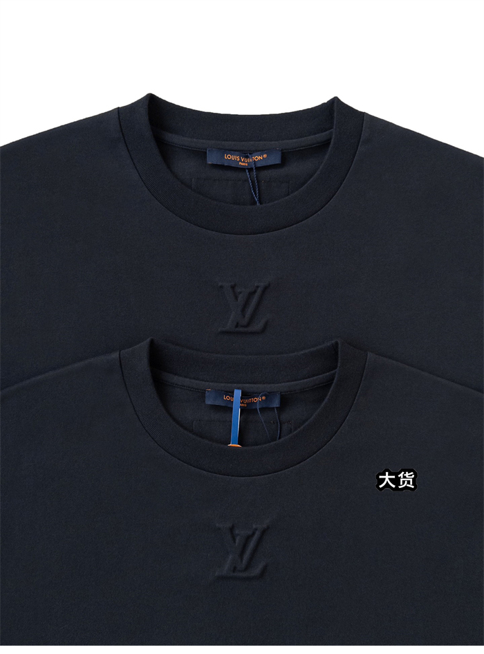 루이비통 엠보스드 LV 반팔 티셔츠 - 상세 이미지