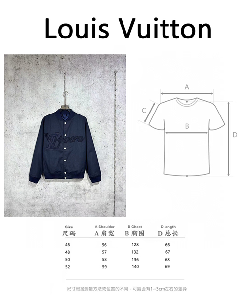 루이비통 엠브로이더드 LV 러버 블루종 자켓 - 상세 이미지