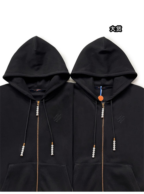 Louis Vuitton 루이비통 엠브로이더드 진주풀러 저지 집업 후드 레플리카 7번 이미지 - 의류 | 세미샵 레플리카 사이트