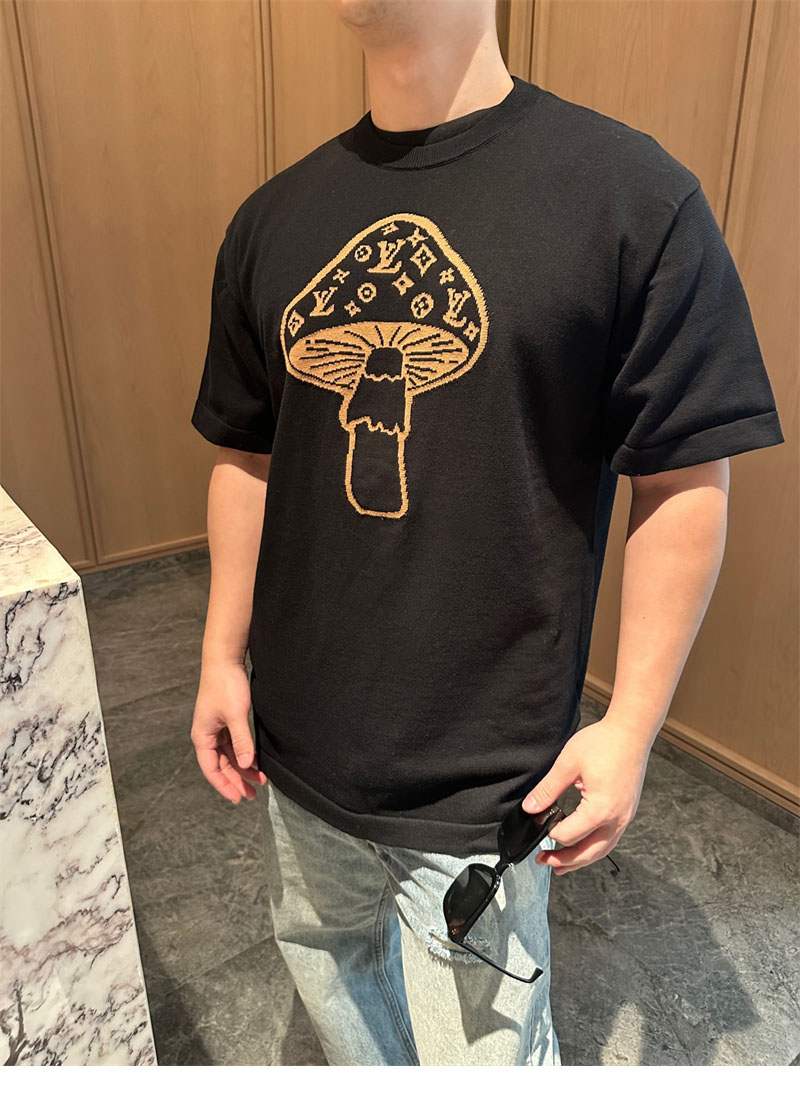 루이비통 루이비통 인타르시아 크루넥 반팔 티셔츠 레플리카 5번 이미지 - 의류 | 세미샵 레플리카 사이트