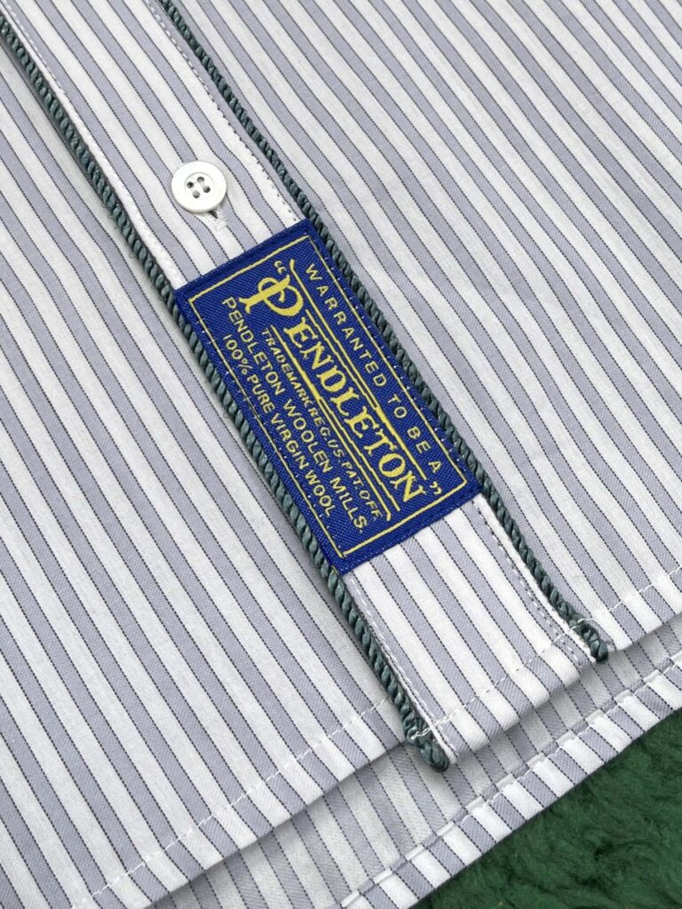 Maison Margiela 마르지엘라 23FW 그레이 & 브라운 코튼 체크 스트라이프 셔츠 레플리카 10번 이미지 - 의류 | 세미샵 레플리카 사이트