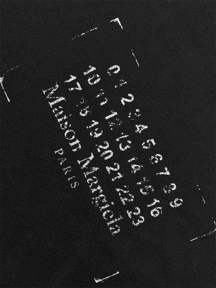 메종마르지엘라 메종 마르지엘라 스탬프 로고 코튼 티셔츠 레플리카 15번 이미지 - 의류 | 세미샵 레플리카 사이트