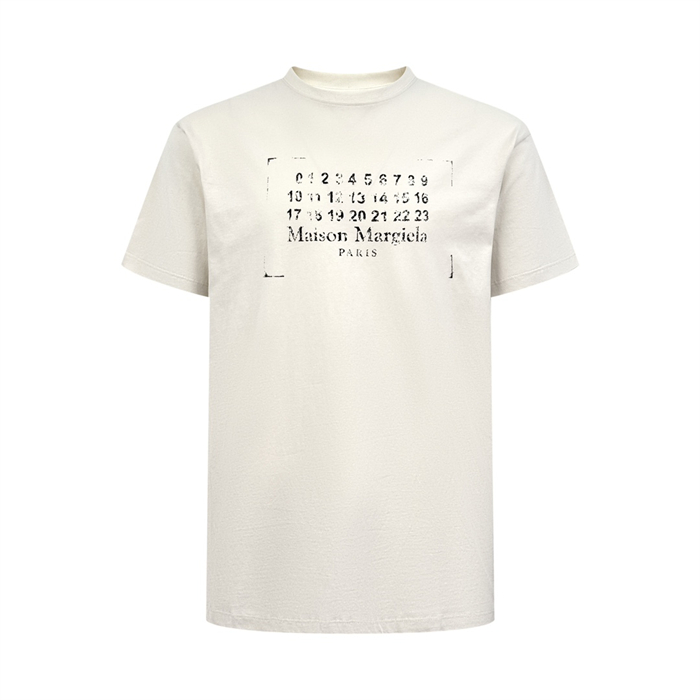 메종마르지엘라 메종 마르지엘라 스탬프 로고 코튼 티셔츠 레플리카 10번 이미지 - 의류 | 세미샵 레플리카 사이트
