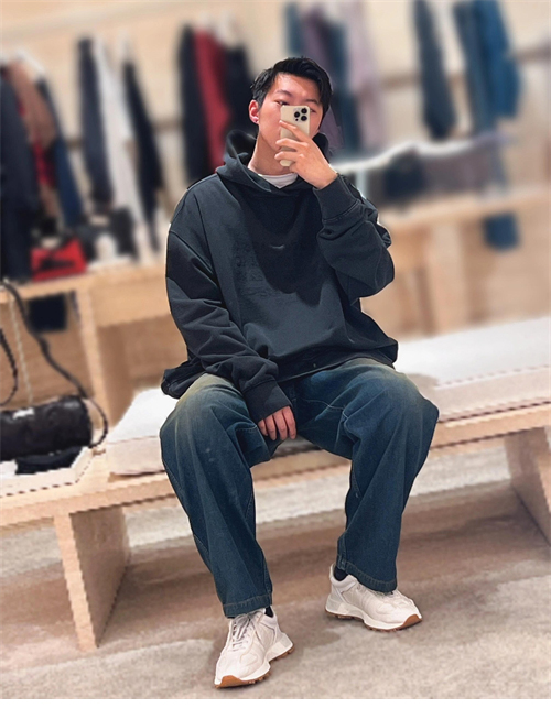 메종마르지엘라 MM6 넘버스 로고 후디（레어） - 상세 이미지