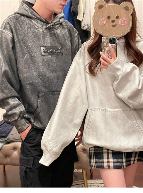 메종마르지엘라 x 슈프림 박스로고 후디 - 상세 이미지