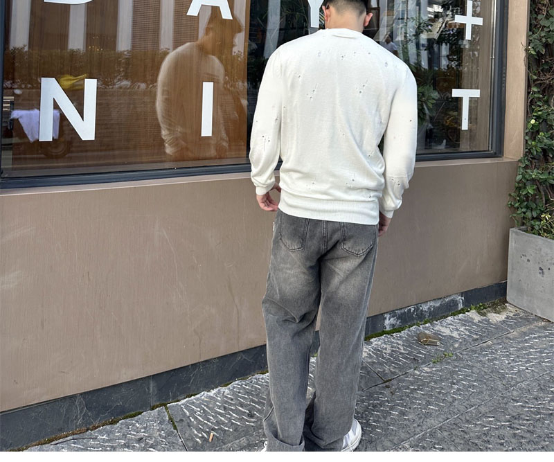 Maison Margiela 메종마르지엘라 뉴메릭 시그니처 MM6 스웨터 레플리카 4번 이미지 - 의류 | 세미샵 레플리카 사이트