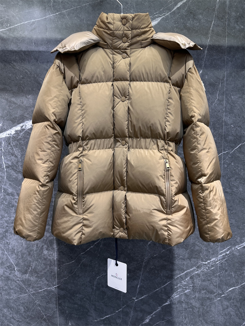 Moncler 몽클레어 Agneux 아그녹스 스퀘어 퀼팅 후드 숏 다운 패딩 자켓 레플리카 5번 이미지 - 의류 | 세미샵 레플리카 사이트