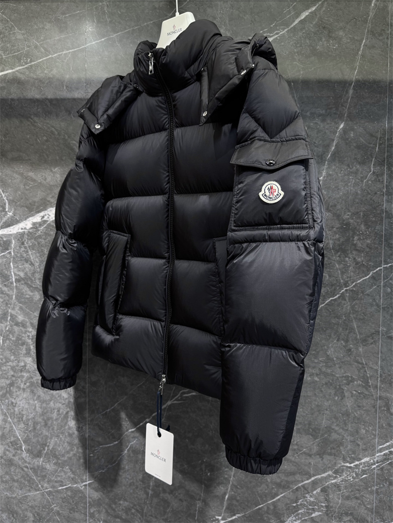 Moncler 몽클레어 Couyere 쿠예르 후드 숏 다운 패딩 자켓 레플리카 5번 이미지 - 의류 | 세미샵 레플리카 사이트
