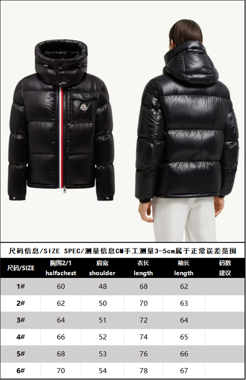 Moncler 몽클레어 Montbeliard 몽벨리아르 후드 숏 다운 패딩 자켓 레플리카 2번 이미지 - 의류 | 세미샵 레플리카 사이트