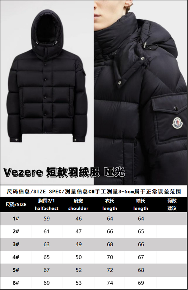 Moncler 몽클레어 Vezere 베제르 다운 패딩 자켓 레플리카 16번 이미지 - 의류 | 세미샵 레플리카 사이트