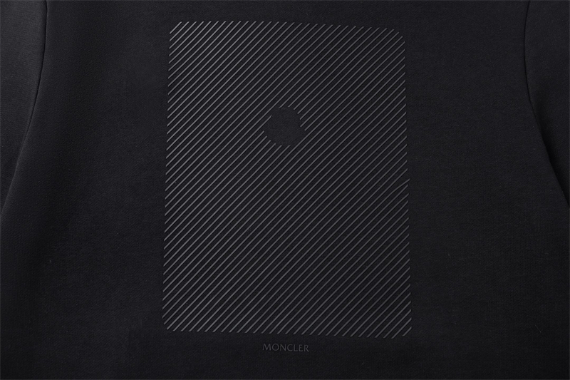 몽클레어 몽클레어 블랙 로고 패치 코튼 후디 （세븐） 레플리카 5번 이미지 - 의류 | 세미샵 레플리카 사이트