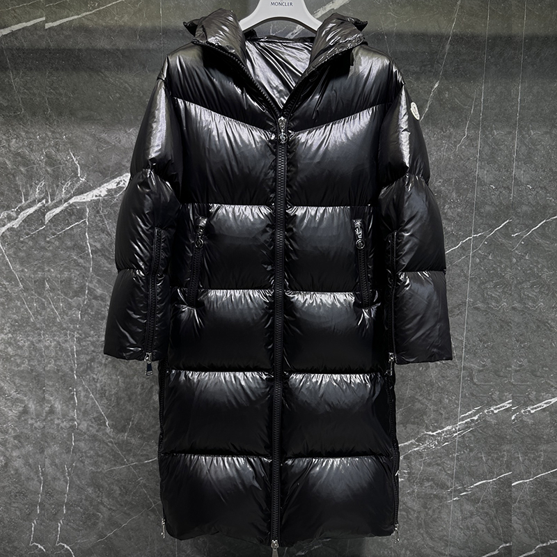 몽클레어 후페롱 롱 다운 패딩 자켓