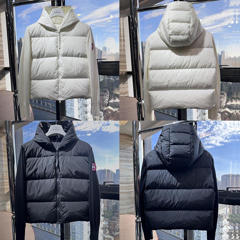 캐나다구스 캐나다구스 하이브리드 퀼티드 니트 후드 자켓 화이트 레플리카 13번 이미지 - 의류 | 세미샵 레플리카 사이트