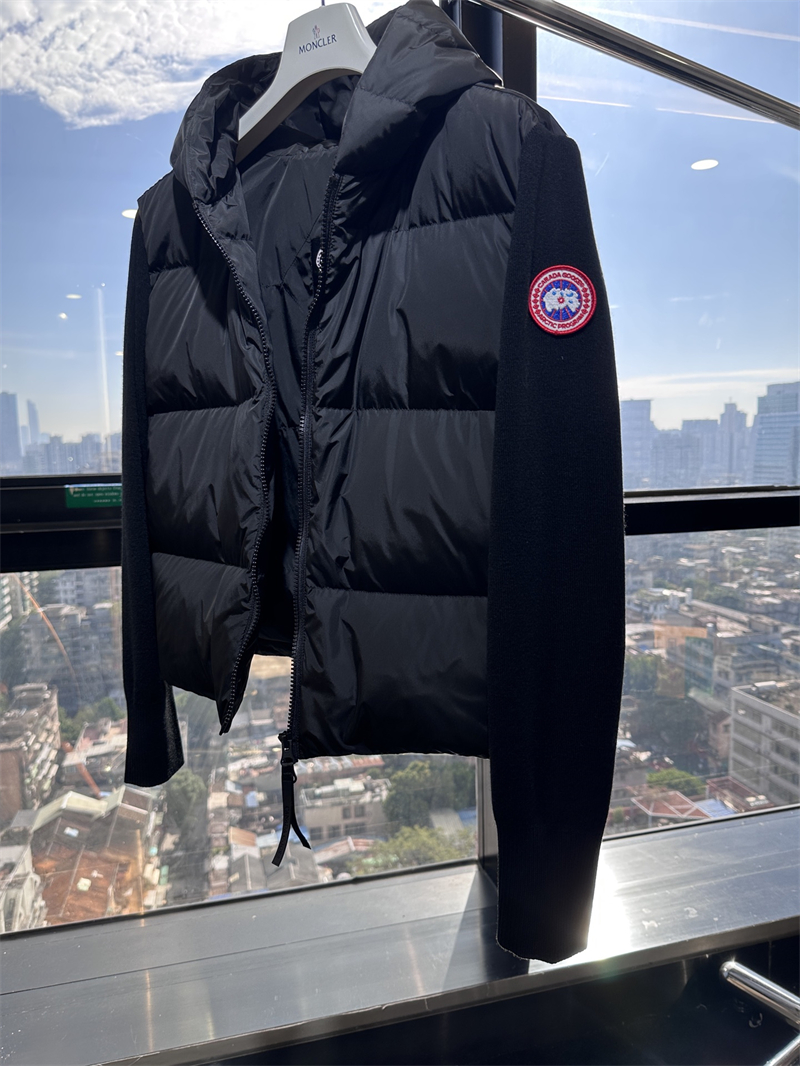 캐나다구스 캐나다구스 하이브리드 퀼티드 니트 후드 자켓 화이트 레플리카 21번 이미지 - 의류 | 세미샵 레플리카 사이트