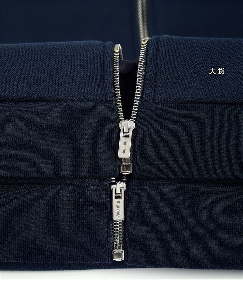 미우미우 미우미우 본디드 피케 테크니컬 저지 블루종 자켓 레플리카 8번 이미지 - 의류 | 세미샵 레플리카 사이트