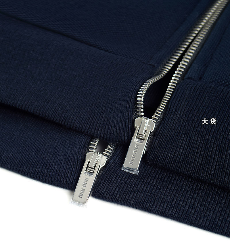 미우미우 미우미우 본디드 피케 테크니컬 저지 블루종 자켓 레플리카 17번 이미지 - 의류 | 세미샵 레플리카 사이트