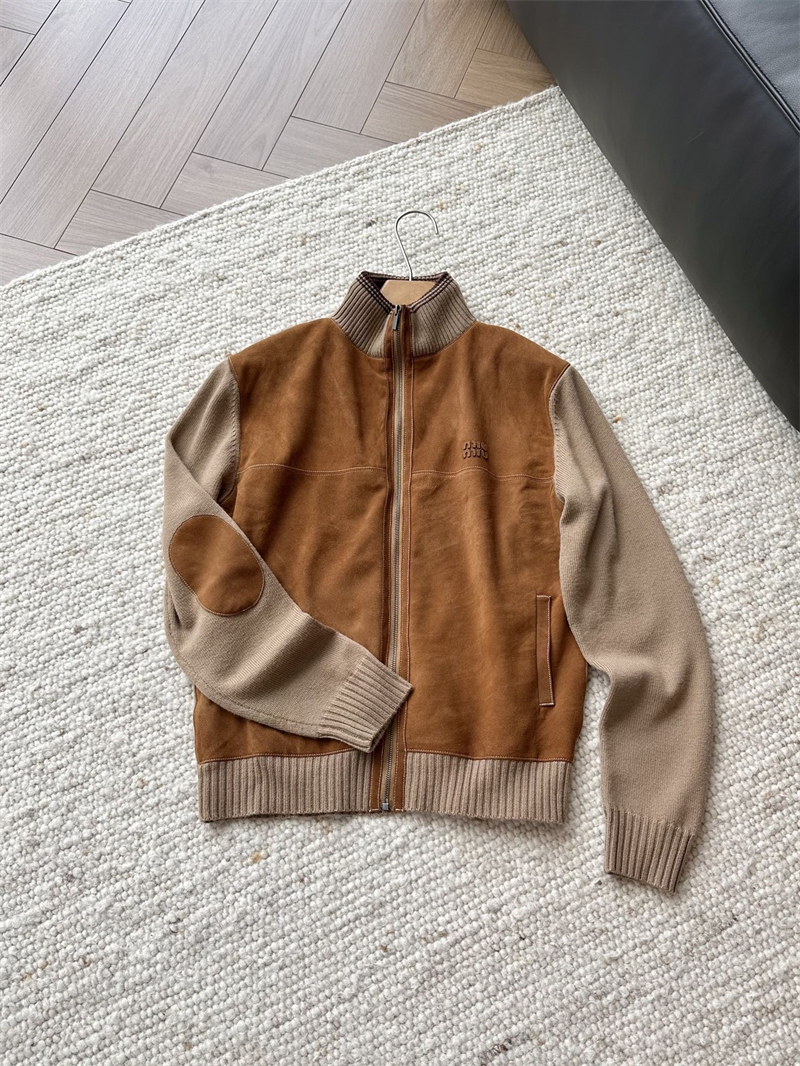 미우미우 미우미우 울 앤 레더 지퍼 가디건 레플리카 12번 이미지 - 의류 | 세미샵 레플리카 사이트