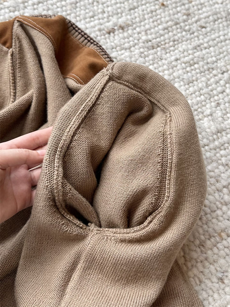 미우미우 미우미우 울 앤 레더 지퍼 가디건 레플리카 13번 이미지 - 의류 | 세미샵 레플리카 사이트