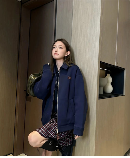 Miu Miu 미우미우 파나마 코튼 봄버 자켓 레플리카 2번 이미지 - 의류 | 세미샵 레플리카 사이트