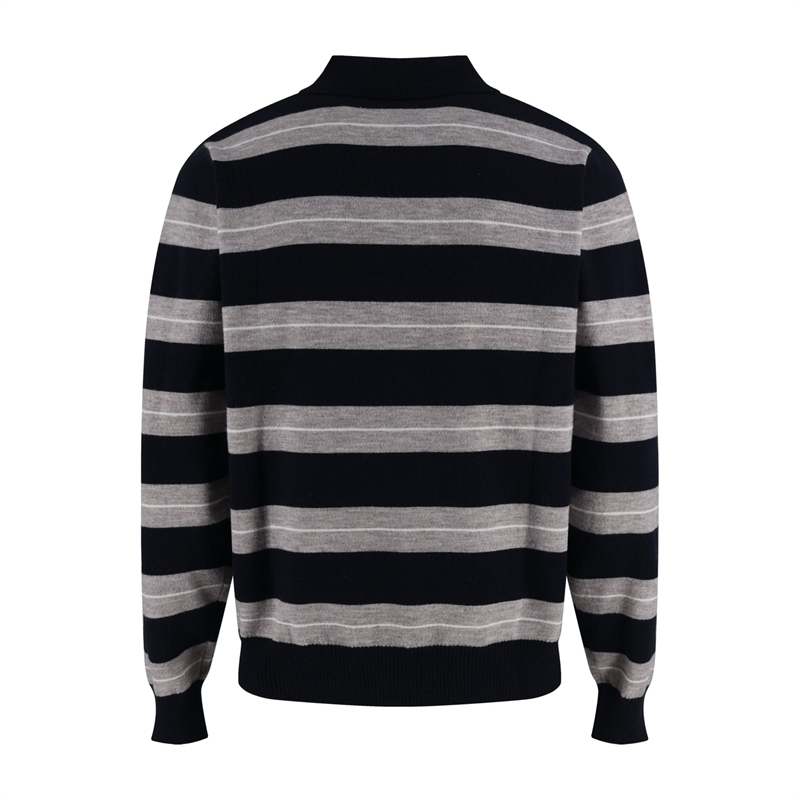 미우미우 미우미우 하프 집업 스트라이프 폴로 셔츠 （세븐） 레플리카 4번 이미지 - 의류 | 세미샵 레플리카 사이트