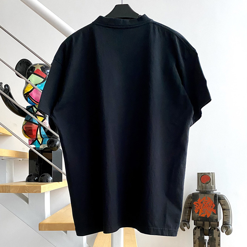 발렌시아가 발렌시아가 1917 컬리지 프린트 반팔 티셔츠 레플리카 12번 이미지 - 의류 | 세미샵 레플리카 사이트