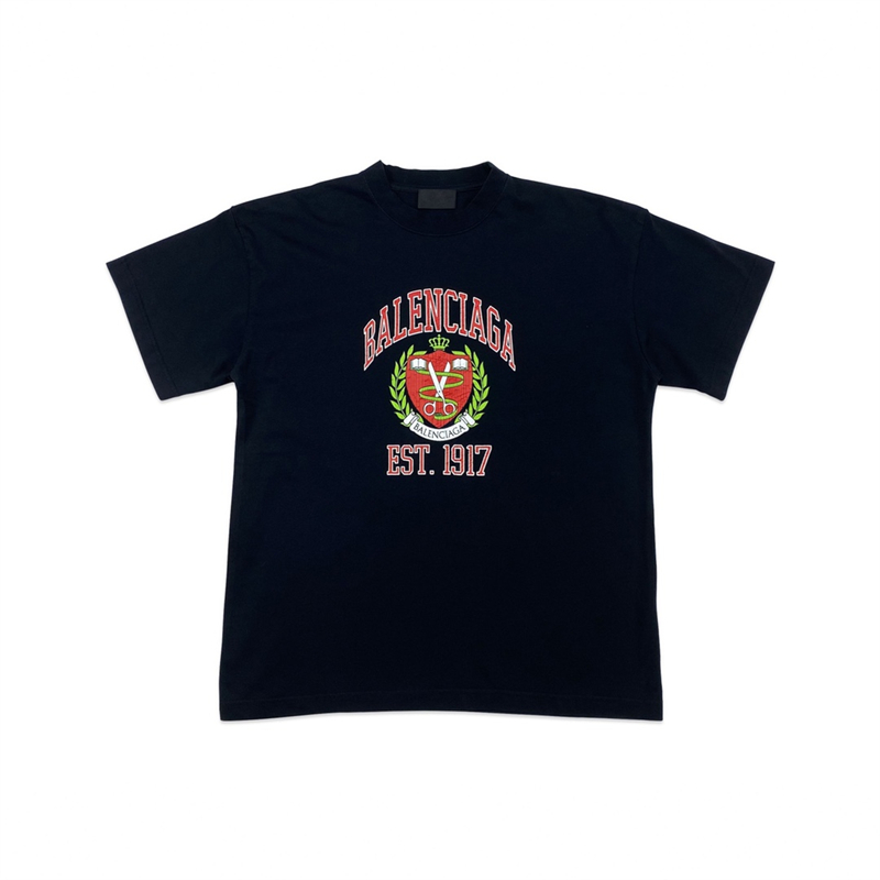 발렌시아가 발렌시아가 1917 컬리지 프린트 반팔 티셔츠 레플리카 18번 이미지 - 의류 | 세미샵 레플리카 사이트
