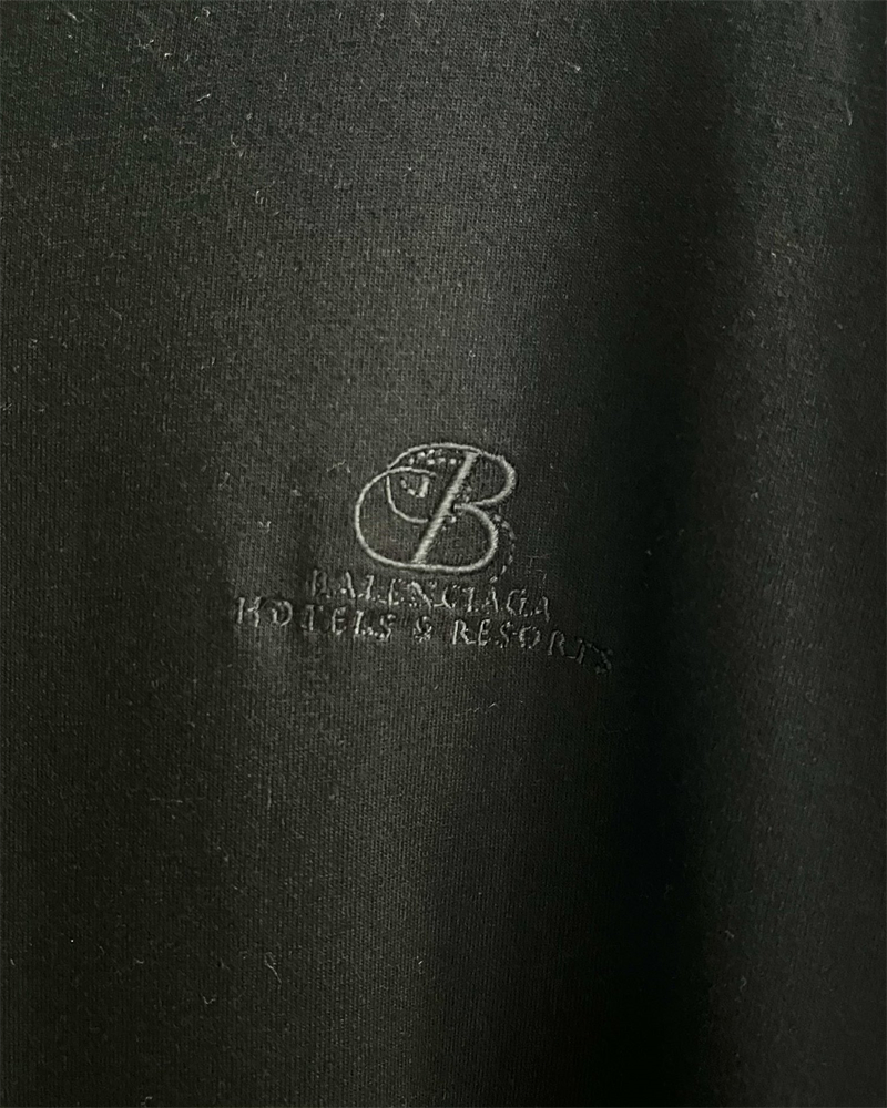 발렌시아가 발렌시아가 22ss 호텔 로고 자수 루즈핏 반팔 티셔츠 레플리카 10번 이미지 - 의류 | 세미샵 레플리카 사이트