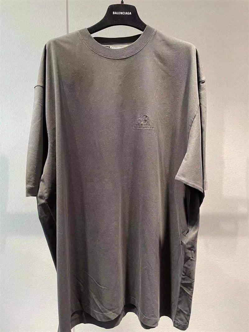 발렌시아가 발렌시아가 22ss 호텔 로고 자수 루즈핏 반팔 티셔츠 레플리카 5번 이미지 - 의류 | 세미샵 레플리카 사이트