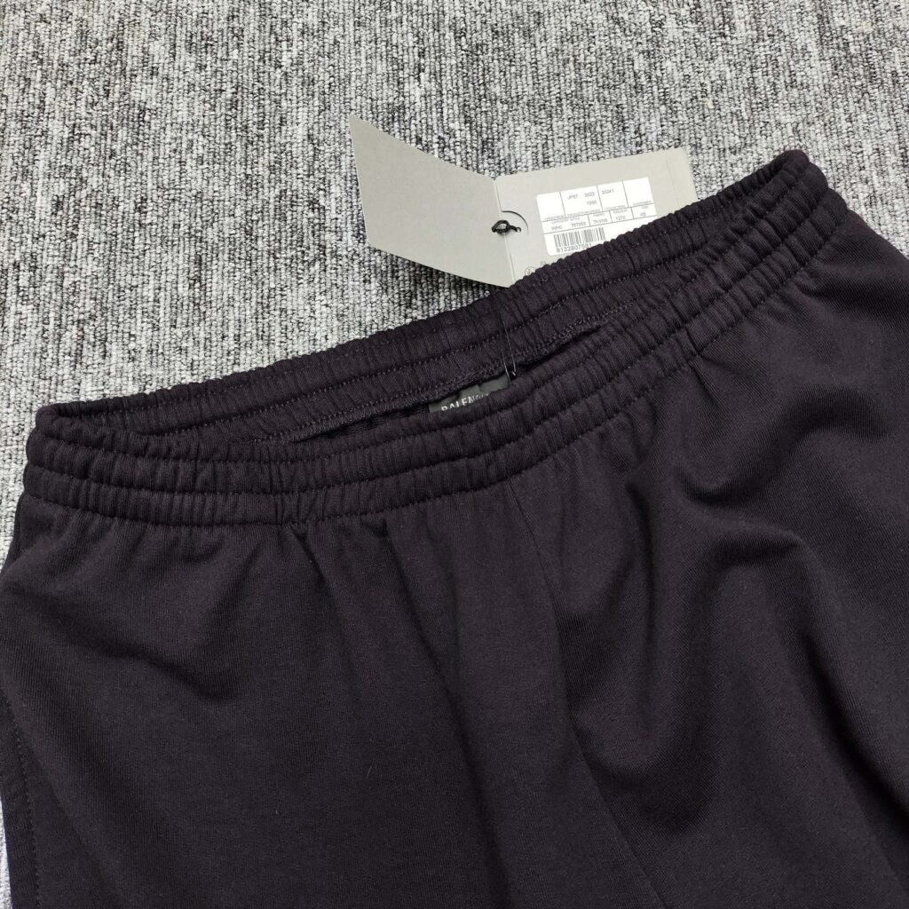 발렌시아가 24SS 배기 스웻팬츠 블랙 - 상세 이미지