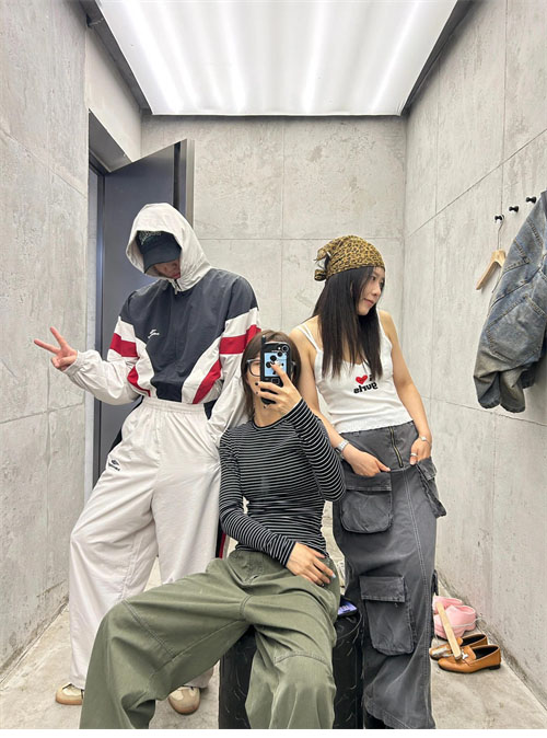 발렌시아가 3B 스포츠 아이콘 트랙수트 자켓（레어） - 상세 이미지