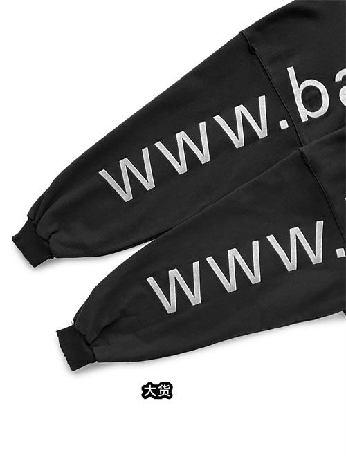 발렌시아가 BAL.COM 후드 - 상세 이미지