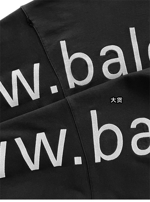 발렌시아가 BAL.COM 후드 - 상세 이미지