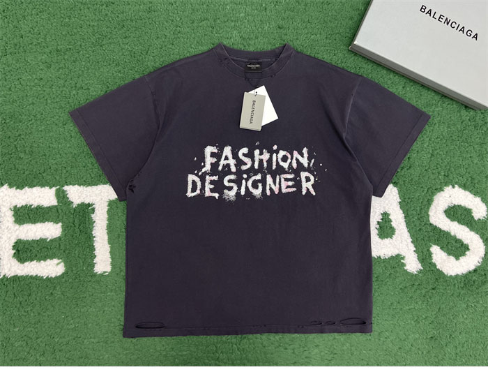 발렌시아가 FASHION DESIGNER 반팔 티셔츠 (레어) - 상세 이미지