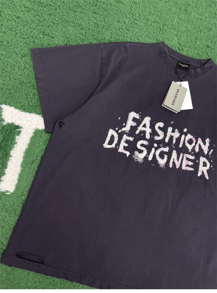 발렌시아가 FASHION DESIGNER 반팔 티셔츠 (레어) - 상세 이미지