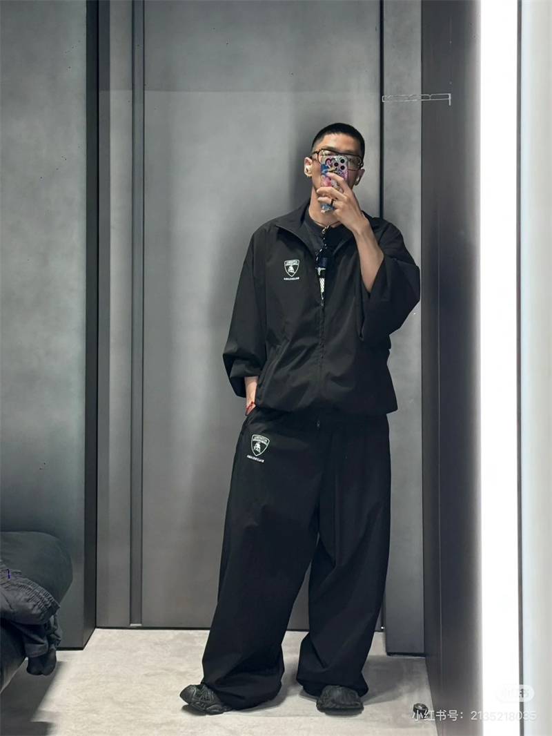 발렌시아가 x 오토모빌리 람보르기니 트랙수트 팬츠（세븐） - 상세 이미지