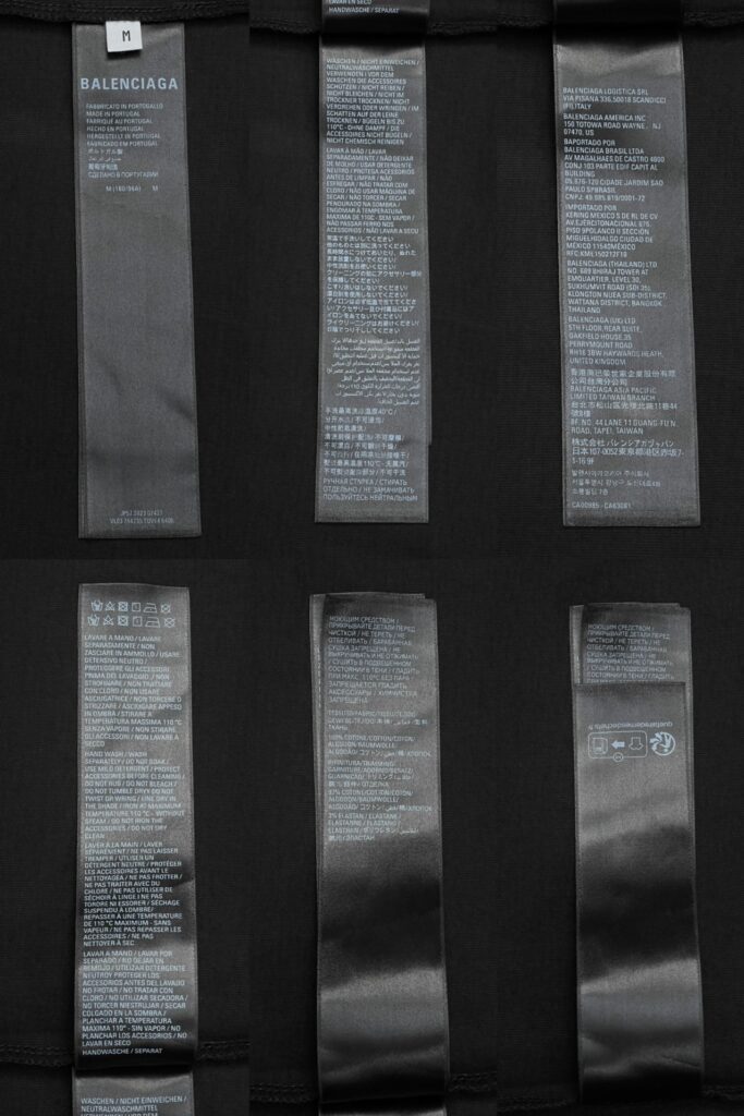 Balenciaga 발렌시아가 남자 TO MY LOVE 핏 블랙 미디엄 티셔츠 레플리카 8번 이미지 - 의류 | 세미샵 레플리카 사이트