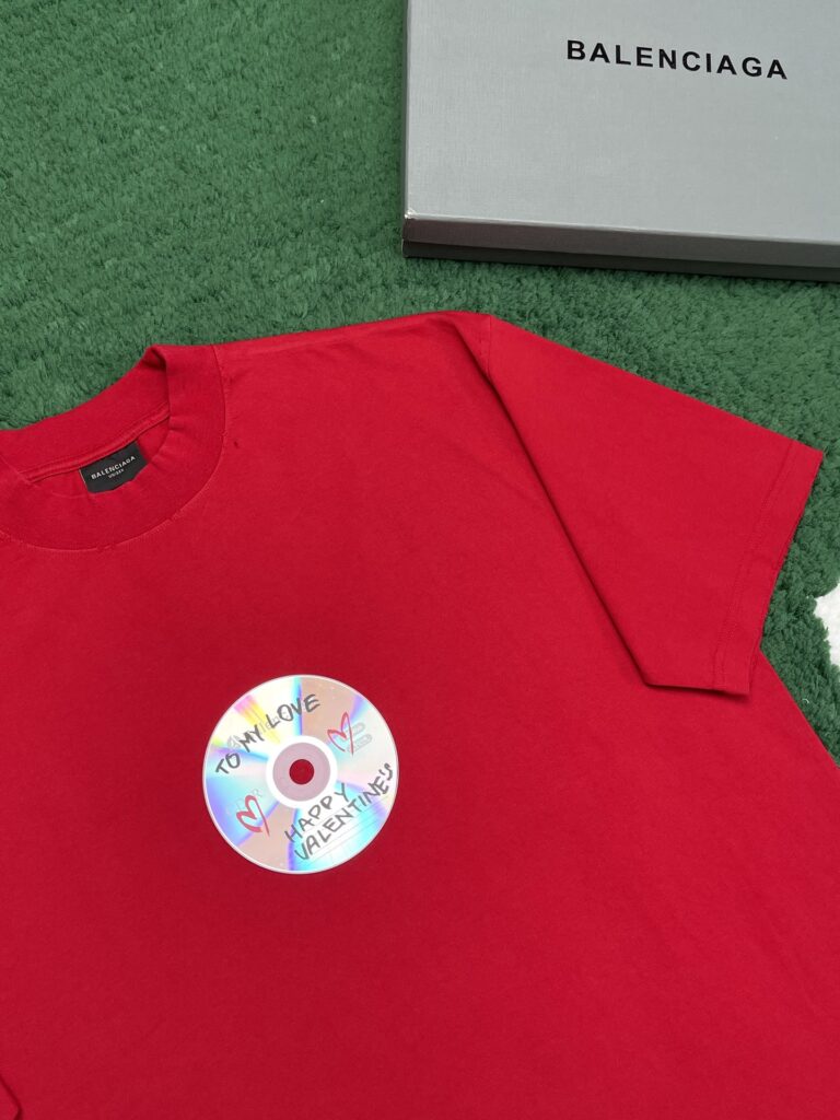 Balenciaga 발렌시아가 남자 TO MY LOVE 핏 블랙 미디엄 티셔츠 레플리카 13번 이미지 - 의류 | 세미샵 레플리카 사이트