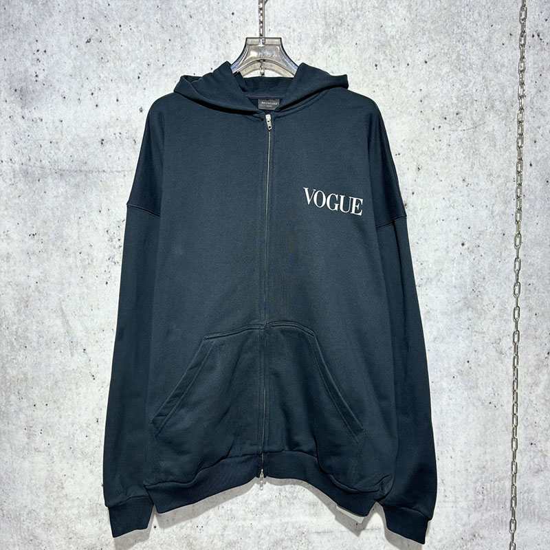 발렌시아가 보그 VOGUE 후드 집업