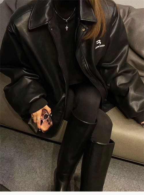 Balenciaga 발렌시아가 스포티 B 시어링 재킷 블랙 레플리카 17번 이미지 - 의류 | 세미샵 레플리카 사이트