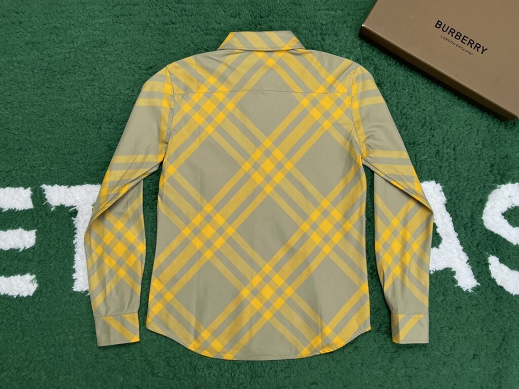 Burberry 버버리 23FW 체크 코튼 긴팔 셔츠 레플리카 4번 이미지 - 의류 | 세미샵 레플리카 사이트