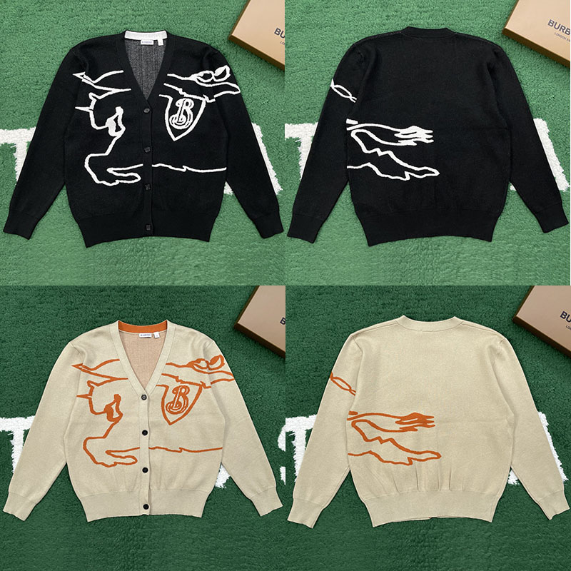 버버리 EKD 코튼 블렌드 가디건