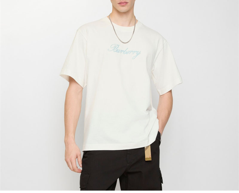 버버리 버버리 레인 오어 샤인 코튼 반팔 티셔츠 레플리카 6번 이미지 - 의류 | 세미샵 레플리카 사이트