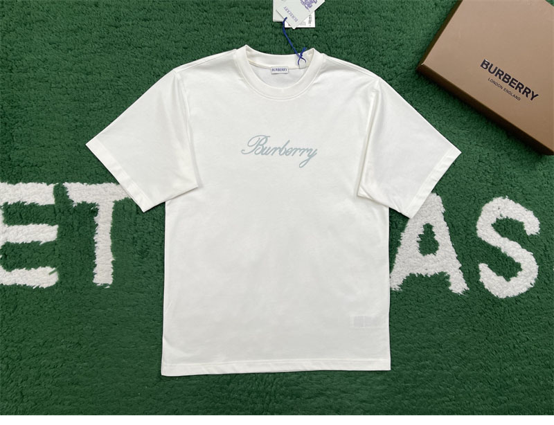 버버리 버버리 레인 오어 샤인 코튼 반팔 티셔츠 레플리카 2번 이미지 - 의류 | 세미샵 레플리카 사이트