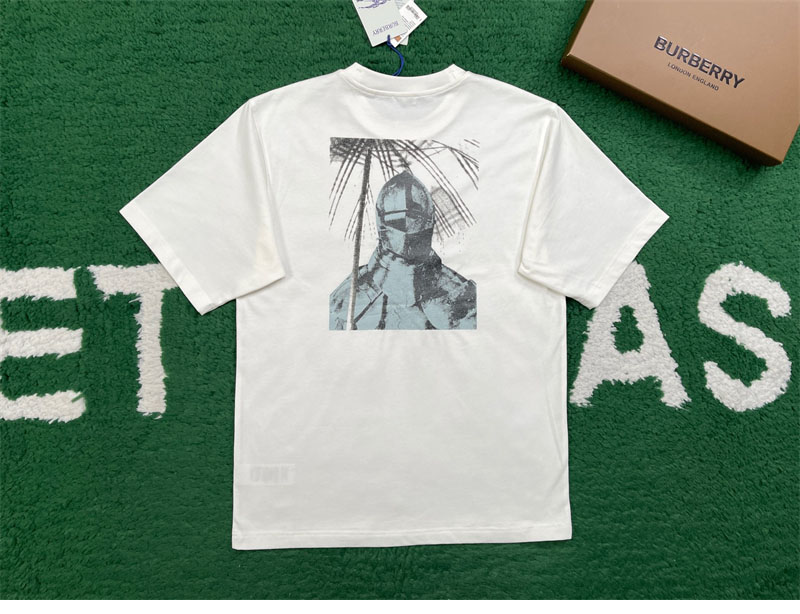 버버리 버버리 레인 오어 샤인 코튼 반팔 티셔츠 레플리카 4번 이미지 - 의류 | 세미샵 레플리카 사이트