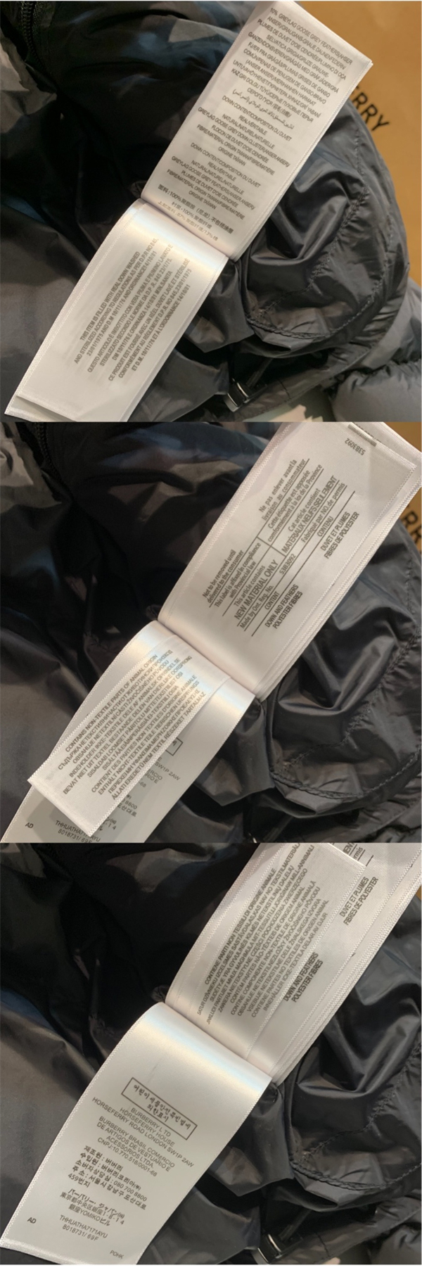 Burberry 버버리 록웰 디태처블 후드 푸퍼 패딩 자켓 레플리카 29번 이미지 - 의류 | 세미샵 레플리카 사이트