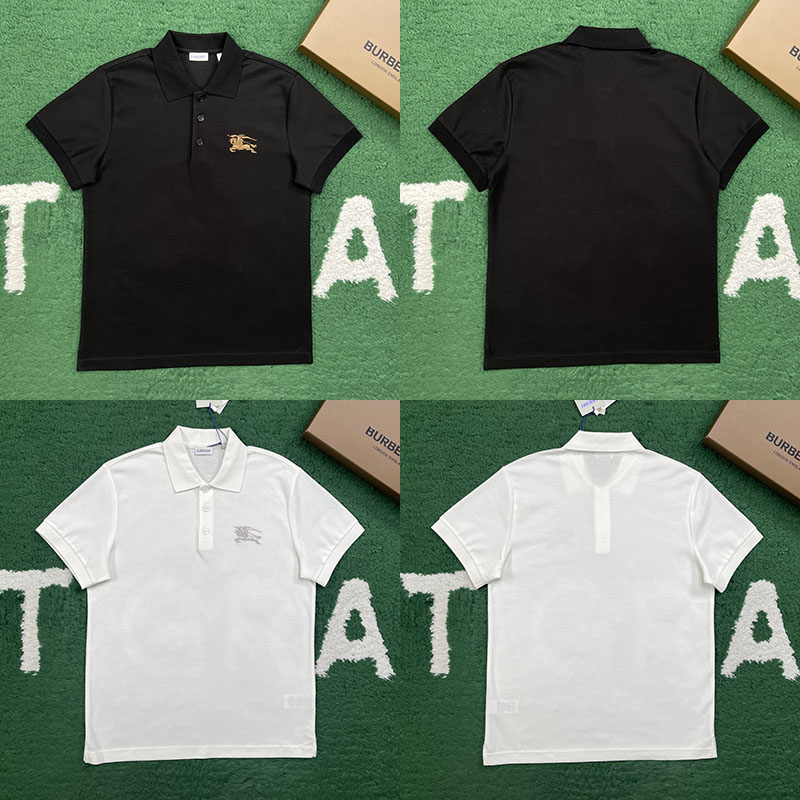 버버리 버버리 메탈릭 EKD 코튼 폴로 셔츠 레플리카 4번 이미지 - 의류 | 세미샵 레플리카 사이트