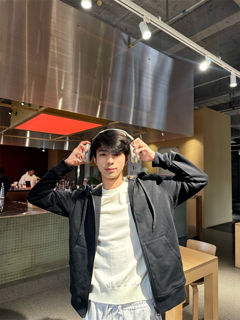 버버리 버버리 체크 코튼 블렌드 후드 집업 탑 레플리카 7번 이미지 - 의류 | 세미샵 레플리카 사이트